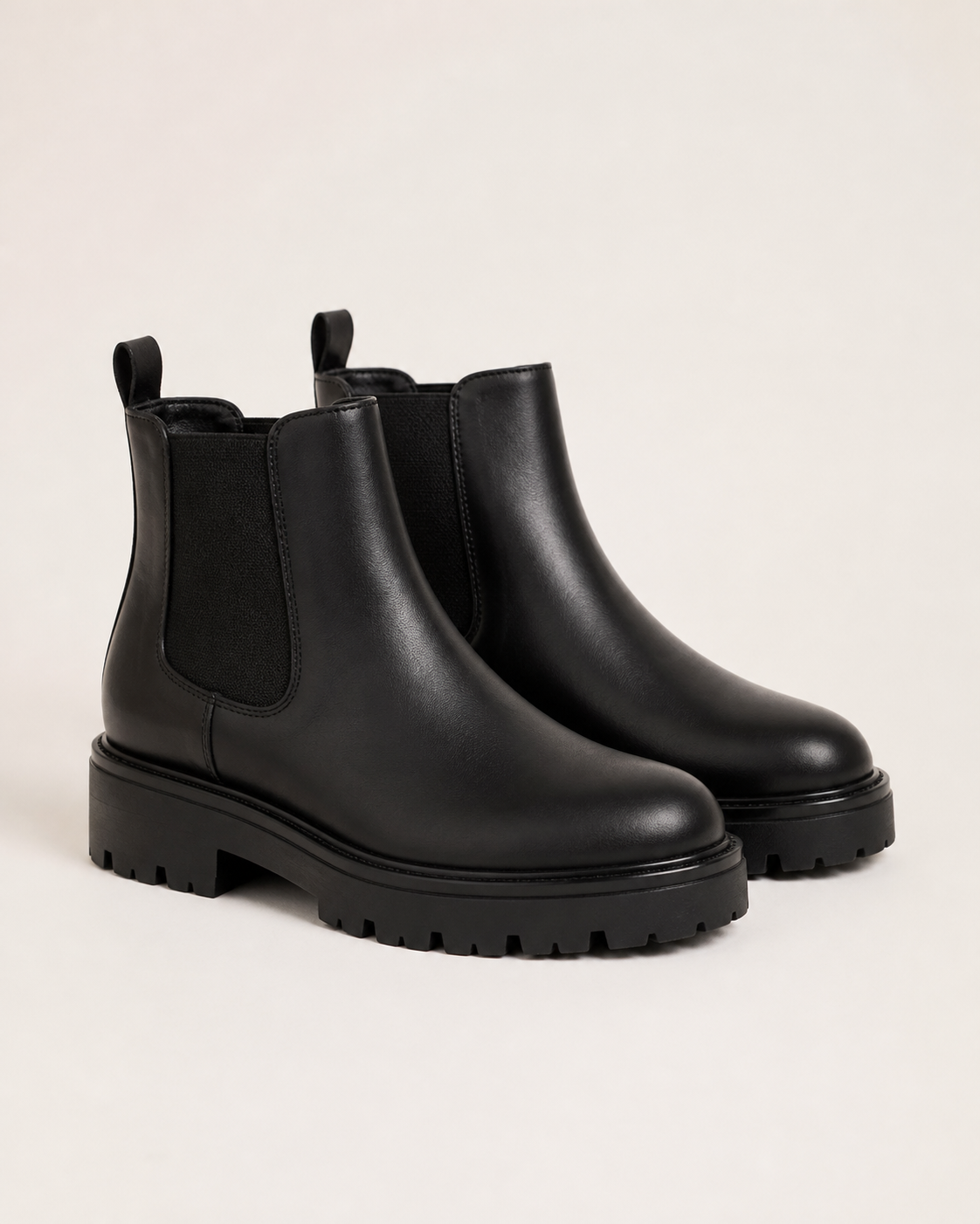 Lug-Sole Chelsea Boots, unbranded product photograph