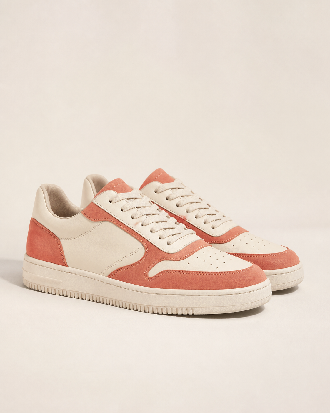 Panelled Court Trainers, unbranded product photograph